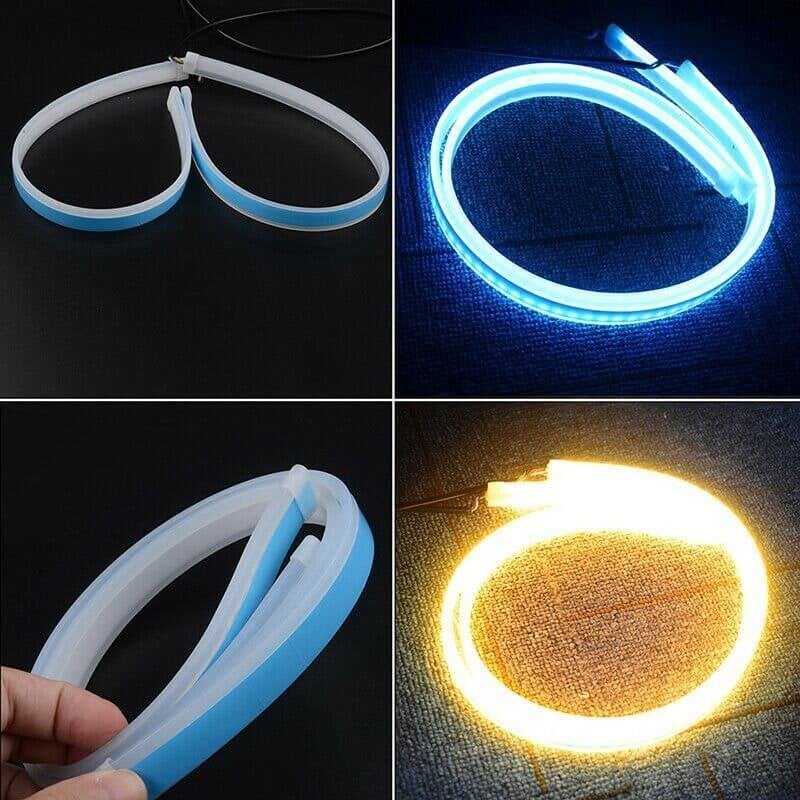 📢📢50% RABATT !!⏰2 Stück / Flexible Auto-LED-Flussblinkleuchten