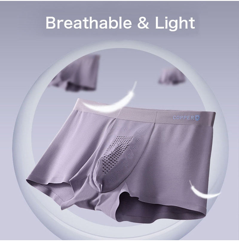 🔥2 for 1🔥💕Bakterienresistente Modal-Unterhosen mit negativen Ionen für Herren📢📢50 % RABATT!!! ✨