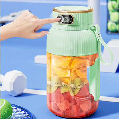 💥Sommer Heißer Verkauf ❄️Multifunctional Tragbare Saftpresse Tasse mit Digitalanzeige