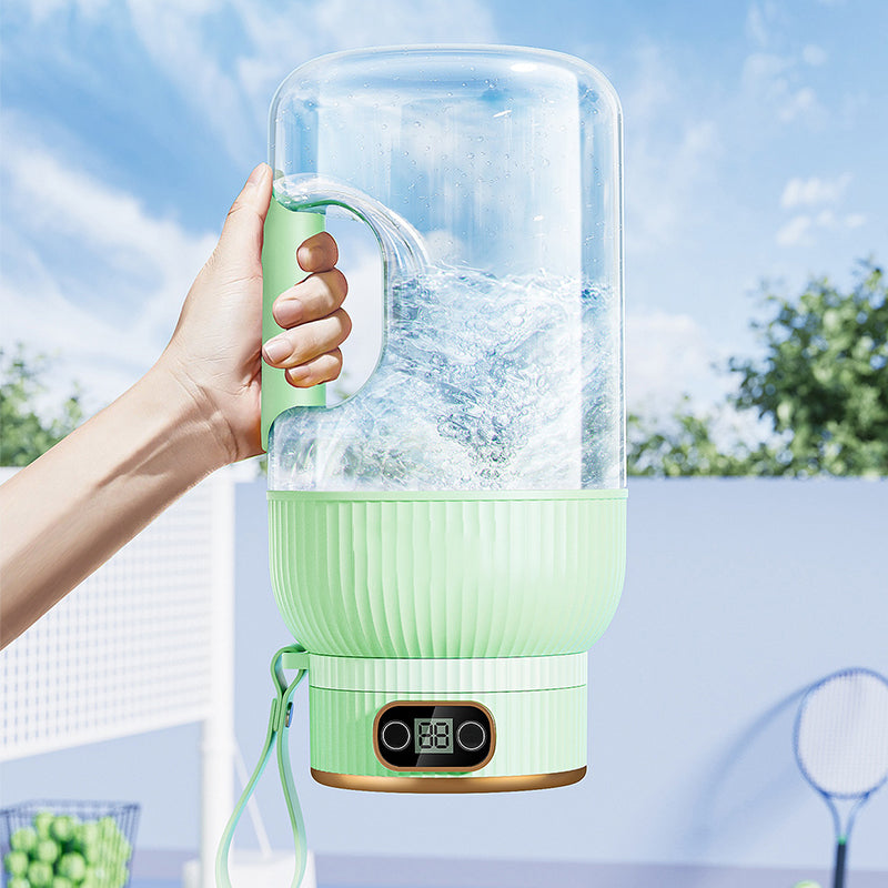 💥Sommer Heißer Verkauf ❄️Multifunctional Tragbare Saftpresse Tasse mit Digitalanzeige