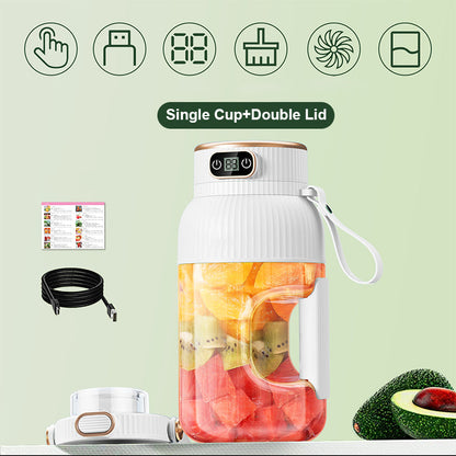 💥Sommer Heißer Verkauf ❄️Multifunctional Tragbare Saftpresse Tasse mit Digitalanzeige