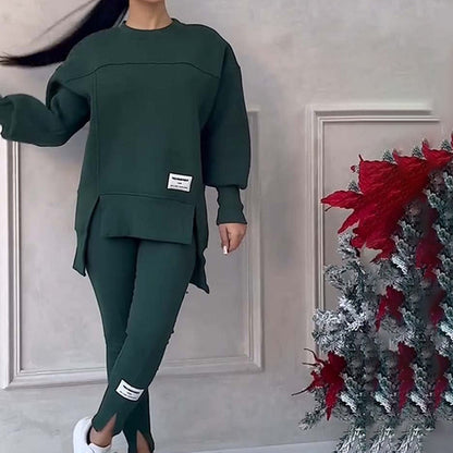 🔥2025 NEUE VERKÄUFE🏆Lässiges Sweatshirt-Leggings-Set für Frauen