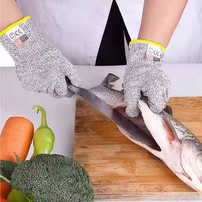 🧤 50% RABATT! 🛡️ Schnittfeste Sicherheitshandschuhe der Stufe 5 – Schutz vor Klingen, Atmungsaktiv & Ideal Für Küche, Handwerk, Glas- & Metallarbeiten 🔪