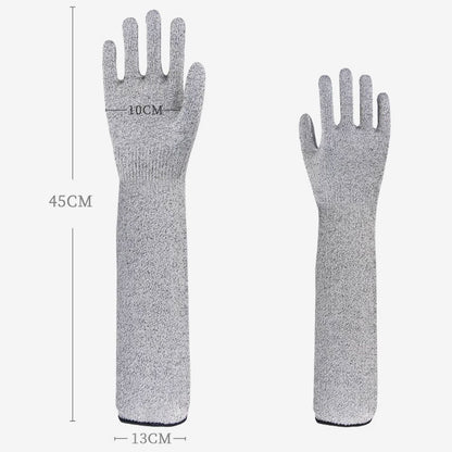 🧤 50% RABATT! 🛡️ Schnittfeste Sicherheitshandschuhe der Stufe 5 – Schutz vor Klingen, Atmungsaktiv & Ideal Für Küche, Handwerk, Glas- & Metallarbeiten 🔪
