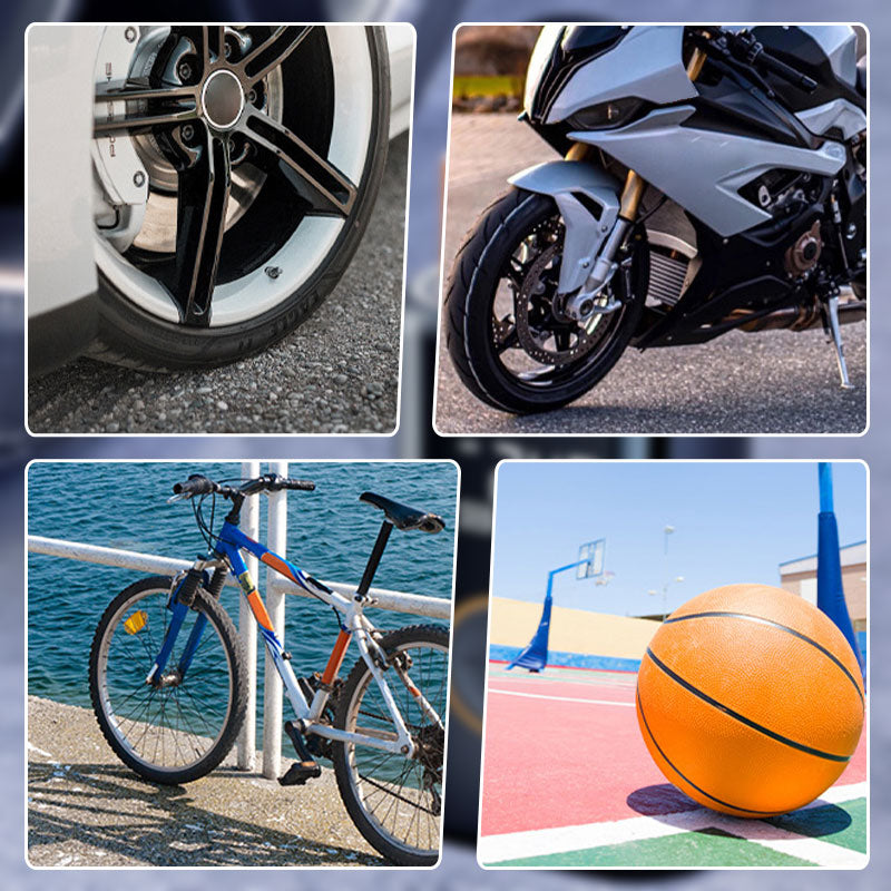 🚗🔥Multifunktionaler tragbarer Autoreifenfüller mit Licht