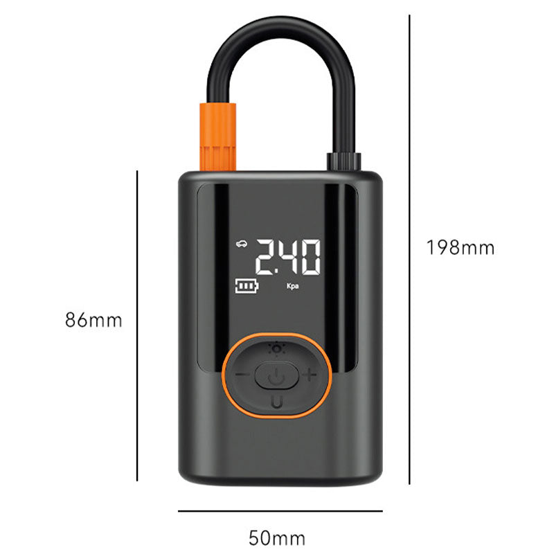 🚗🔥Multifunktionaler tragbarer Autoreifenfüller mit Licht