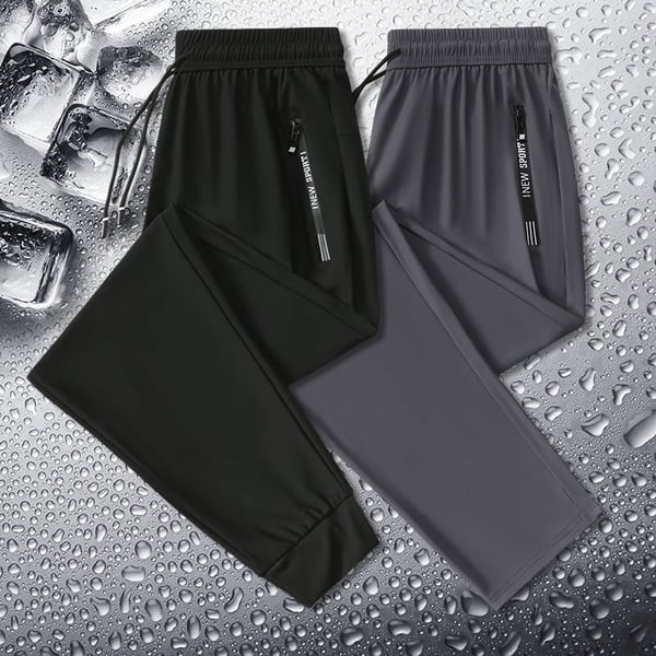 👖55% RABATT! 🏃 Leichte Eis-Seide Sporthose für Herren – Atmungsaktiv, Kühlend & Perfekt für den Alltag ☀️