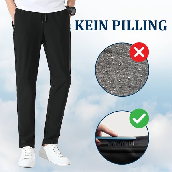 👖55% RABATT! 🏃 Leichte Eis-Seide Sporthose für Herren – Atmungsaktiv, Kühlend & Perfekt für den Alltag ☀️