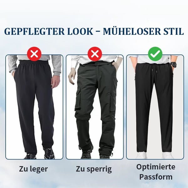 👖55% RABATT! 🏃 Leichte Eis-Seide Sporthose für Herren – Atmungsaktiv, Kühlend & Perfekt für den Alltag ☀️