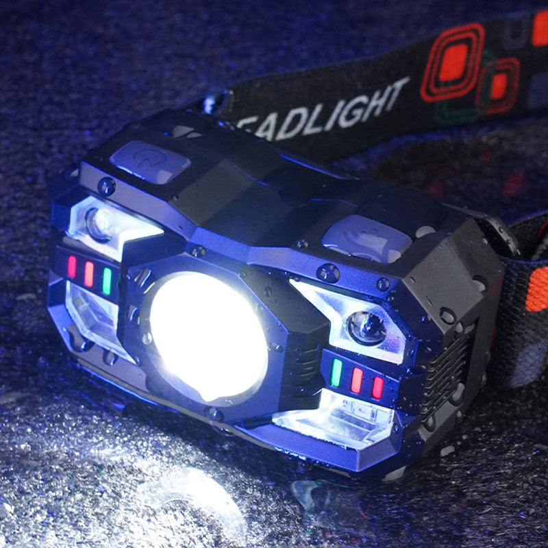 ⛰️ LIMITIERTES ANGEBOT 50% RABATT! ✋ Sensorgesteuerte Stirnlampe – Freihändig, dimmbar, Typ-C aufladbar 💦