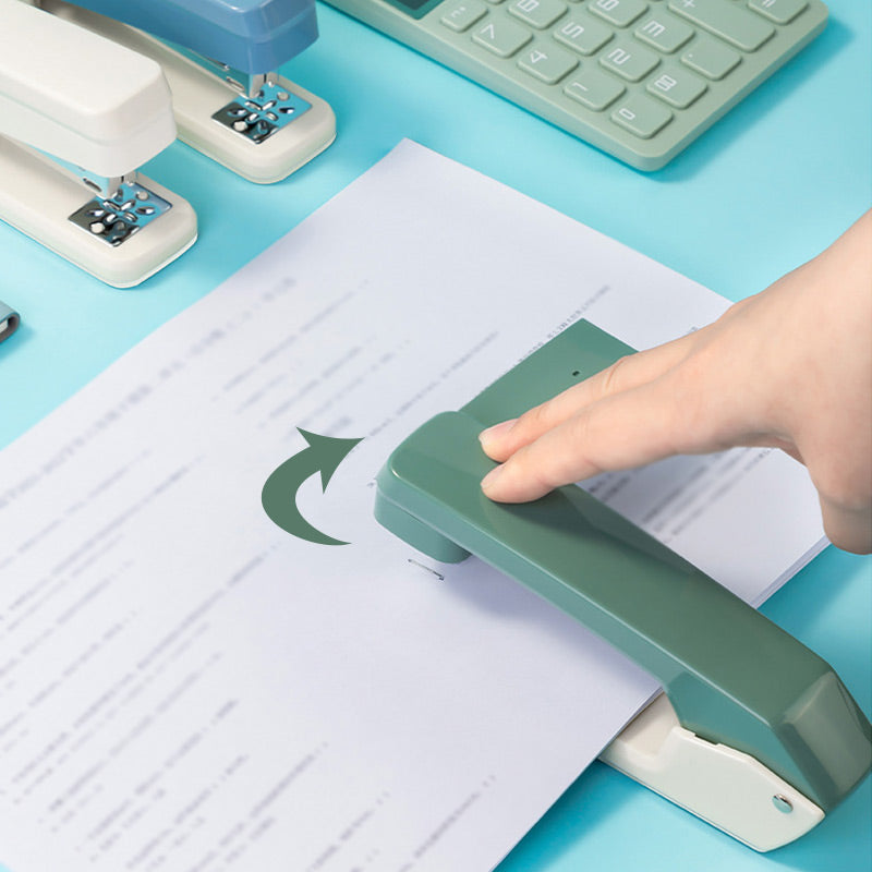 📎 50% RABATT! 🔄 Schwenkbarer Hefter – 3 Winkel für Büro & Schule ✨