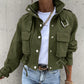 Urban Utility Kurzjacke "Military Chic" – Mit Stehkragen & verstellbarem Kordelzug