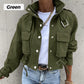Urban Utility Kurzjacke "Military Chic" – Mit Stehkragen & verstellbarem Kordelzug