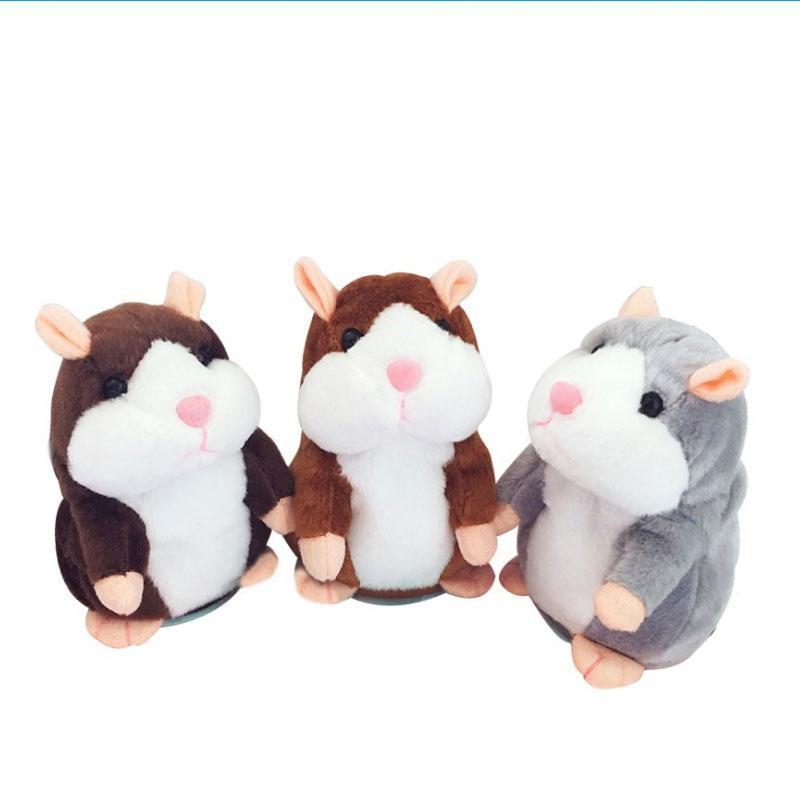 🔥Sprechender Hamster als Plüschtier – wiederholt alles, was man sagt, schüttelt automatisch den Kopf, urkomischer Spaß für Kinder und Erwachsene