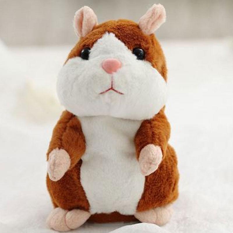 🔥Sprechender Hamster als Plüschtier – wiederholt alles, was man sagt, schüttelt automatisch den Kopf, urkomischer Spaß für Kinder und Erwachsene