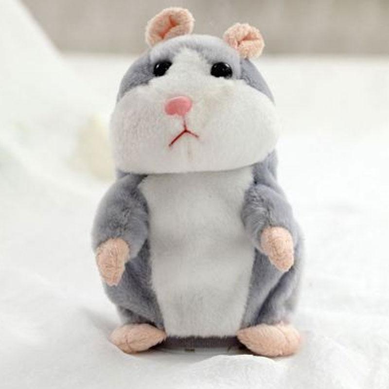 🔥Sprechender Hamster als Plüschtier – wiederholt alles, was man sagt, schüttelt automatisch den Kopf, urkomischer Spaß für Kinder und Erwachsene
