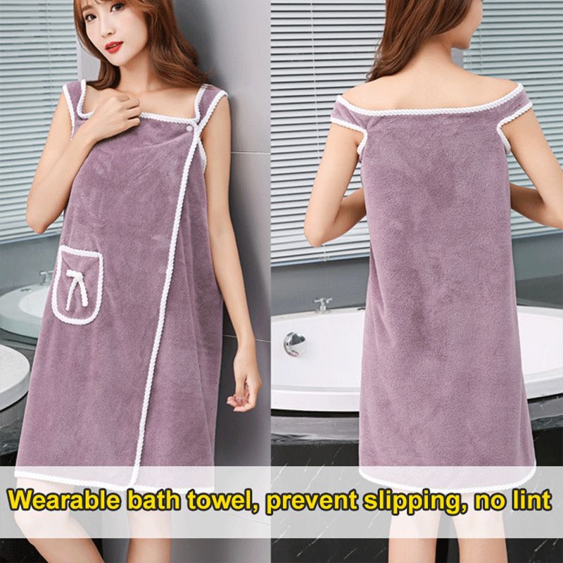 Saugfähiges Badetuch aus Kunstkorallenfleece – schönes Geschenk