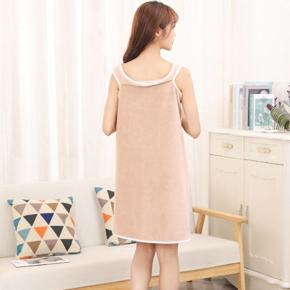 Saugfähiges Badetuch aus Kunstkorallenfleece – schönes Geschenk