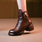 🌸Neujahrs-Sonderangebot🌸Zeitlich begrenzt 50%RABATT💕Ideales Geschenk - Stiefel im britischen Vintage-Stil
