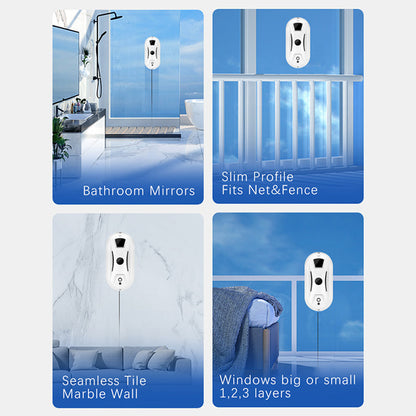 🤖 Fensterreinigungs-Roboter mit Auto-Sprühfunktion – Effiziente Lösung für saubere Fenster