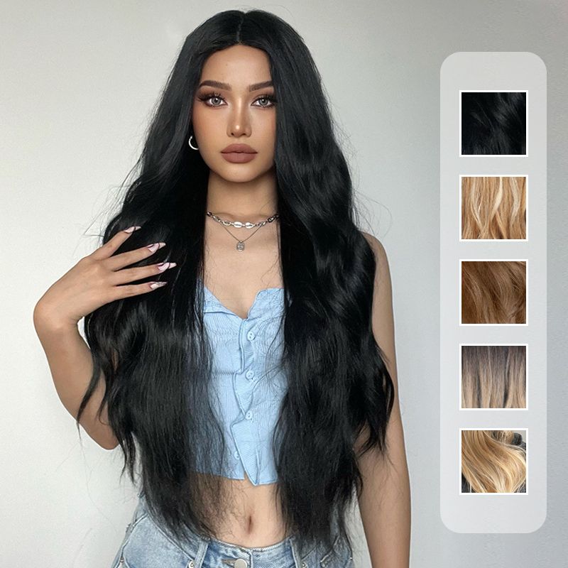 💘💇 Wunderschöne lange Lockenperücke – Natürlich, bequem & verstellbar!