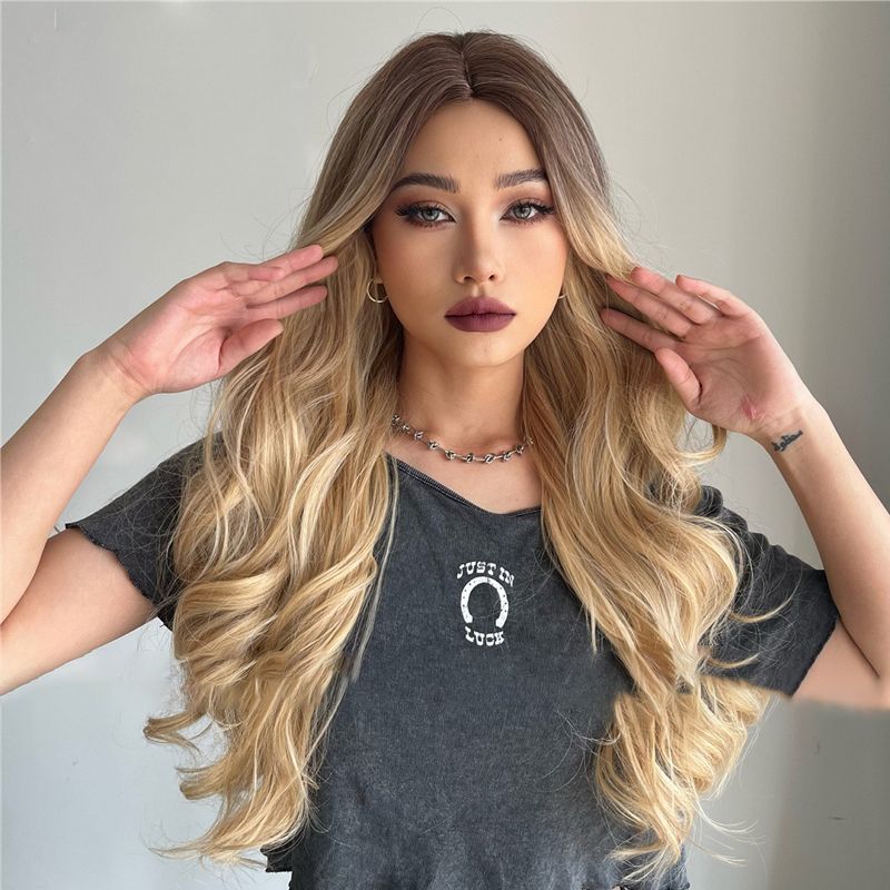 💘💇 Wunderschöne lange Lockenperücke – Natürlich, bequem & verstellbar!