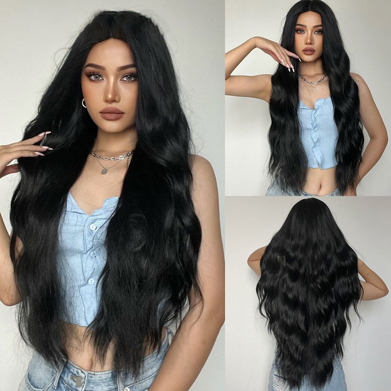 💘💇 Wunderschöne lange Lockenperücke – Natürlich, bequem & verstellbar!