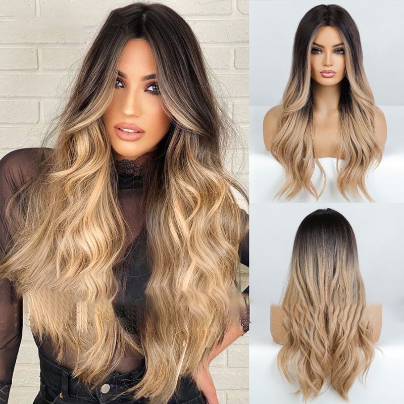 💘💇 Wunderschöne lange Lockenperücke – Natürlich, bequem & verstellbar!