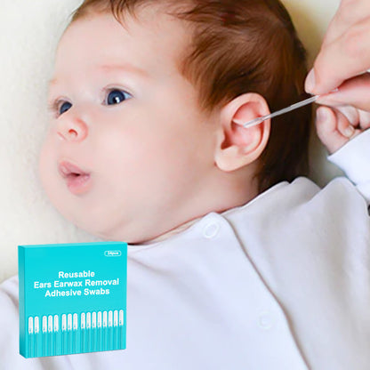 🔥50 % Rabatt🔥👂Wiederverwendbare Ohrenschmalz-Entferner – Hygienische Klebe-Stäbchen zur sanften Ohrenreinigung