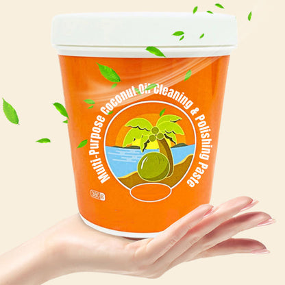 🌴Natürliche Kokosöl-Politurpaste zur schonenden Reinigung-Kauf 2, erhalte 1 gratis!🫧