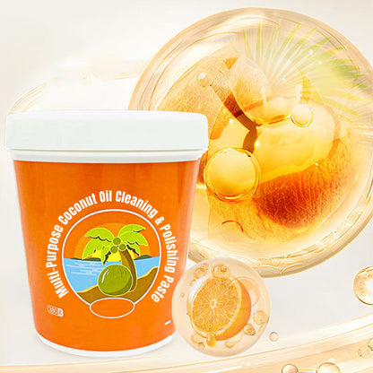 🌴Natürliche Kokosöl-Politurpaste zur schonenden Reinigung-Kauf 2, erhalte 1 gratis!🫧