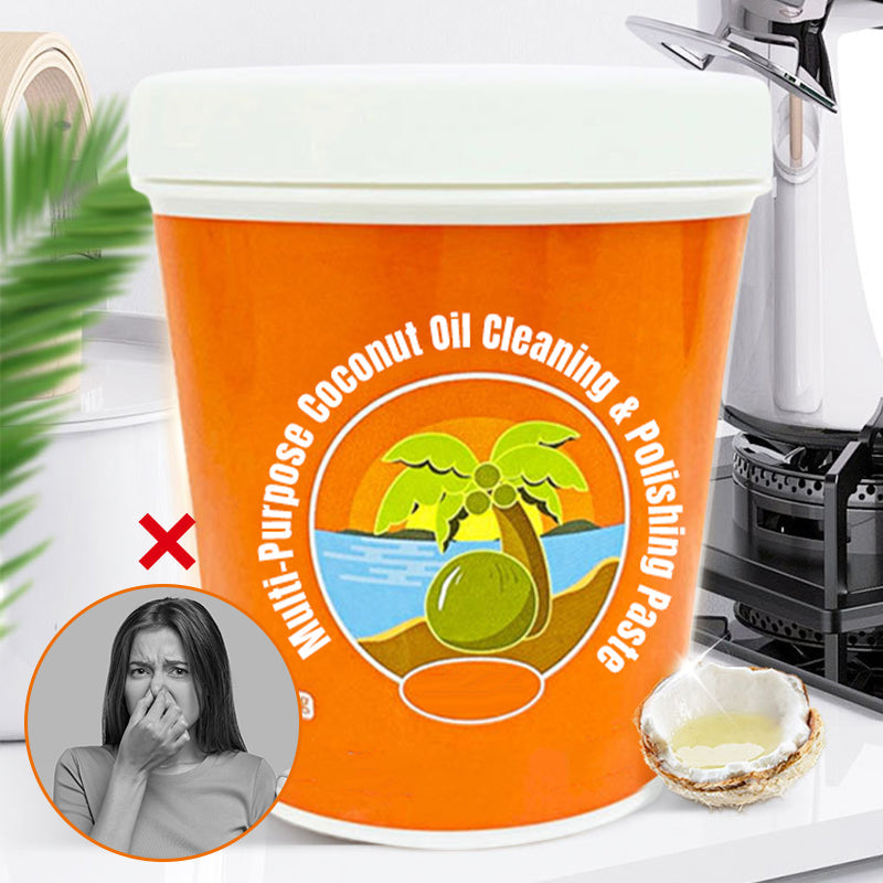 🌴Natürliche Kokosöl-Politurpaste zur schonenden Reinigung-Kauf 2, erhalte 1 gratis!🫧