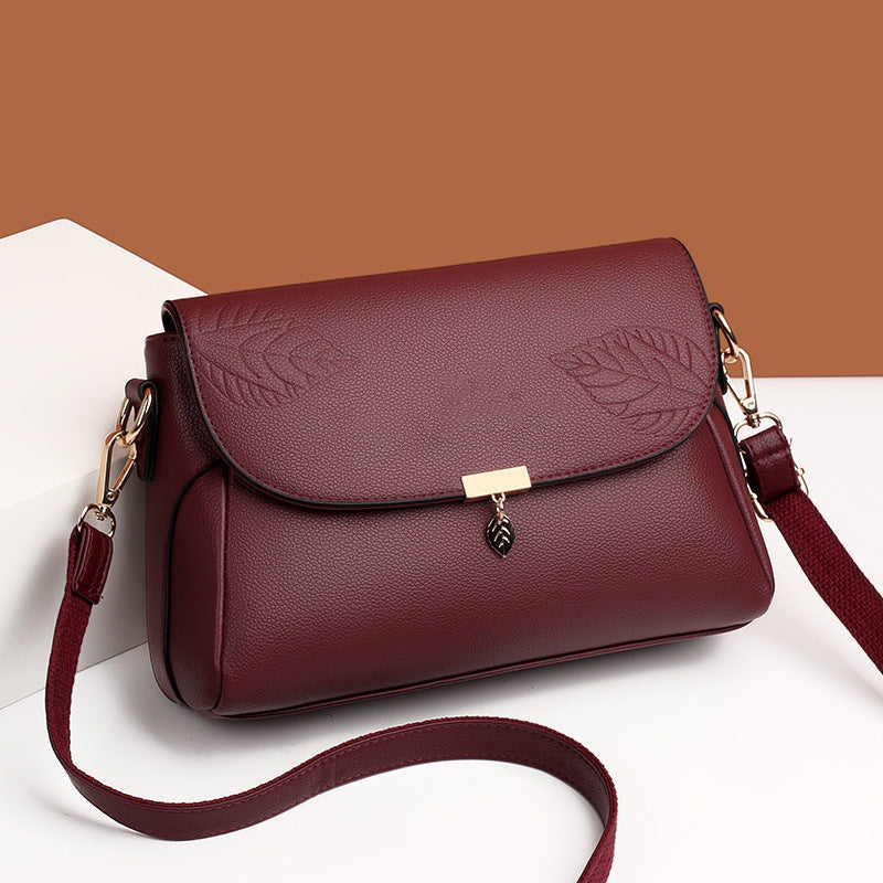 📢📢50 % Rabatt!! ⏰ Stilvolle Mehrlagen-Ledertasche für Damen - Hochwertiges Design für Stadt, Reise & jede Gelegenheit! 🎀💝