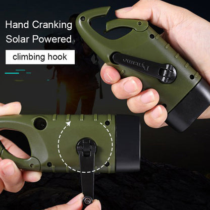 Tragbare solarbetriebene Taschenlampe mit hoher Helligkeit für den Außenbereich