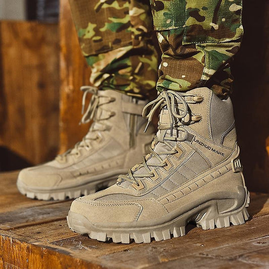 ⏳Begrenzte Zeit 50% Rabatt🔥High-Top-Outdoor-Wander- und Bergschuhe in großen Größen, Sport-Laufschuhe - wasserdicht und durchstichfest, langlebig