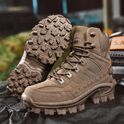 ⏳Begrenzte Zeit 50% Rabatt🔥High-Top-Outdoor-Wander- und Bergschuhe in großen Größen, Sport-Laufschuhe - wasserdicht und durchstichfest, langlebig