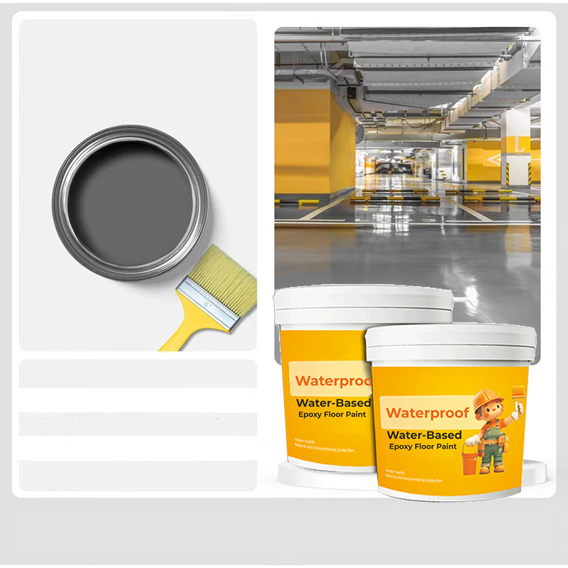 🎁Zeitlich begrenztes Angebot Kaufen Sie 2 und erhalten Sie 1 gratis. 11 Euro pro Fass🎁🎁Wasserfeste Epoxid-Bodenfarbe auf Wasserbasi