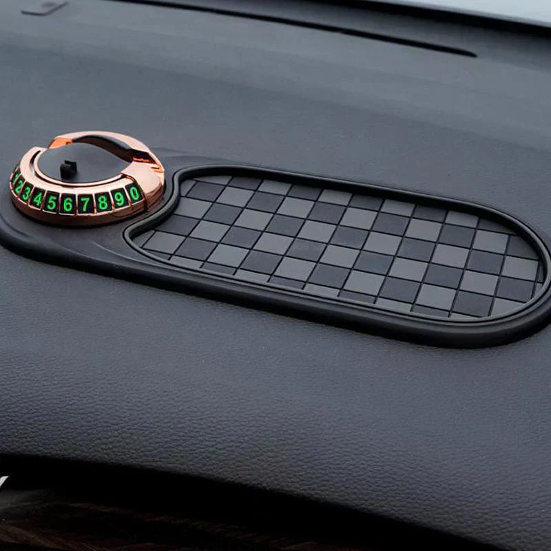 🚗📱 Vielseitiger Auto-Handyhalter mit Anti-Rutsch-Matte – Sichere Navigation & optimale Griffigkeit für jede Fahrt! 🔥✨