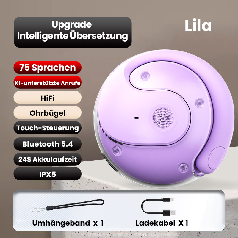 🔥HEISSER VERKAUF 60 % RABATT !! 🔥Intelligente kabellose Bluetooth Übersetzung Ohrhörer