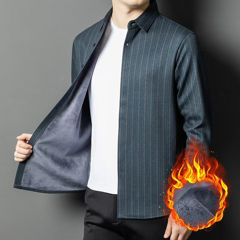 Herren-Thermohemd mit Knopfleiste