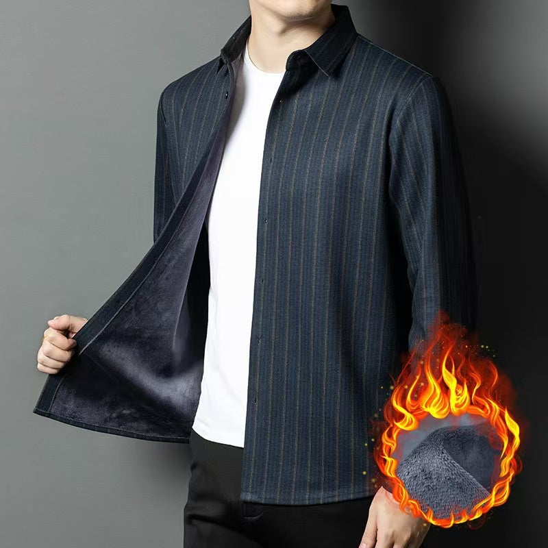 Herren-Thermohemd mit Knopfleiste