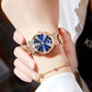 🎀🎀Modische Diamant-Mondstern-Uhr für Damen