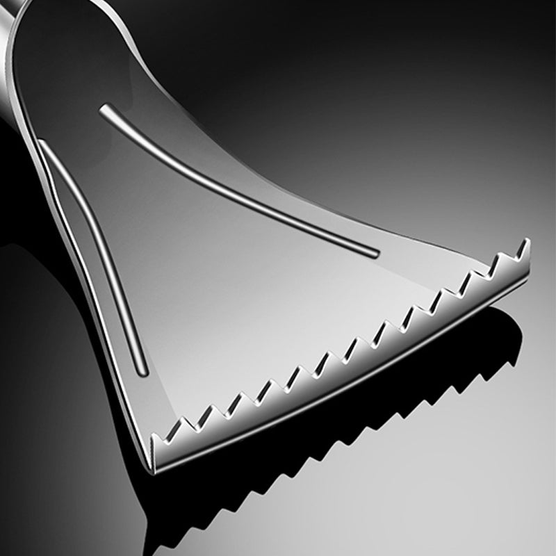 🐟✨ Scharfer Fischentschupper aus Edelstahl - Ergonomischer Anti-Rutsch-Griff für Einfache Zubereitung in der Küche 🔪🧤