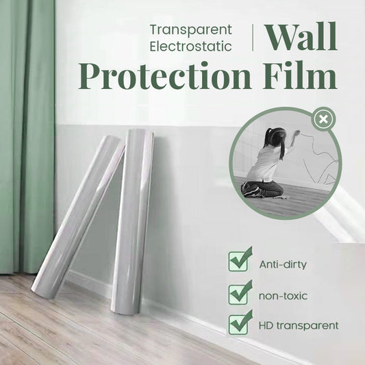 💝zeitlich begrenzter Rabatt💗Transparente elektrostatische Wandschutzfolie