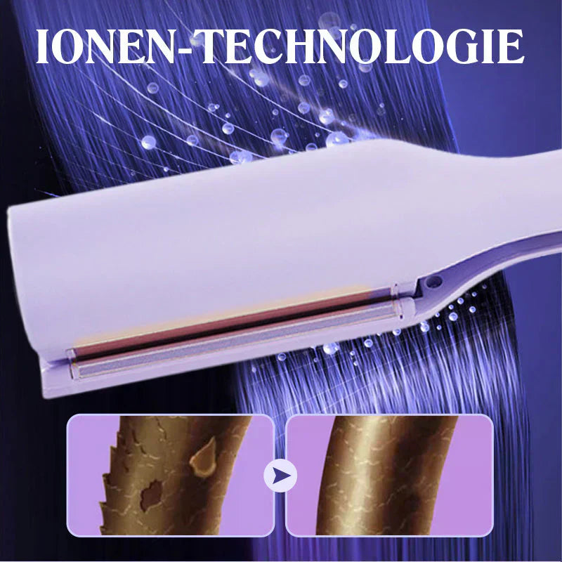 32 mm Negativ-Ionen-Lockenstab mit Wasserwellen-Effekt und Eierform