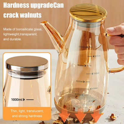 🔥Ölspenderflasche mit tropffreiem Ausguss