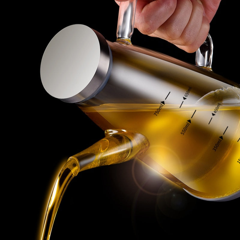 🔥Ölspenderflasche mit tropffreiem Ausguss