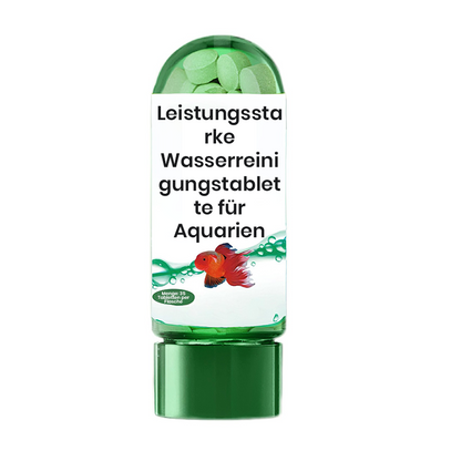 💥Heißer Verkauf 50% Rabatt♻️💧Leistungsstarke Wasserreinigungstablette für Aquarien
