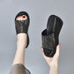 2025 Neues Design🌸👠Glänzende Sandalen mit Keilabsatz für Damen