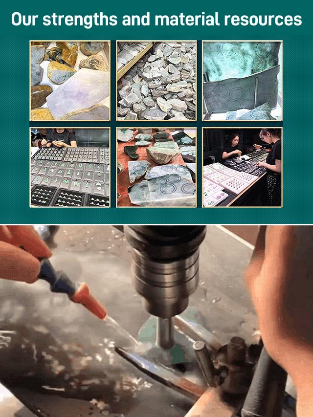 ✨💚Entworfen von unabhängigen Designern ✨💚Hetian Jade Gebet Frieden Schnalle